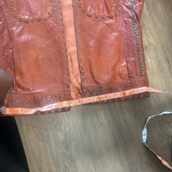 Brown Leather Vest vintage - Picture 3 of 3